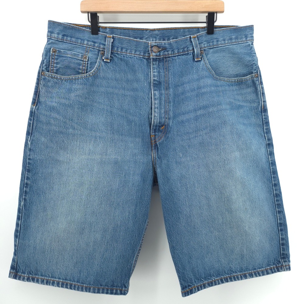 Levis 569 Mens Loose Straight Denim Shorts 40 Blue Casual Skater 35569-0174